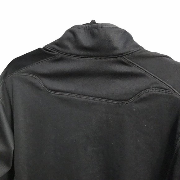 Columbia Mens Black 1/4 Zip 100% Polyester Lightweight Pullover Jacket Size M - Picture 4 of 6